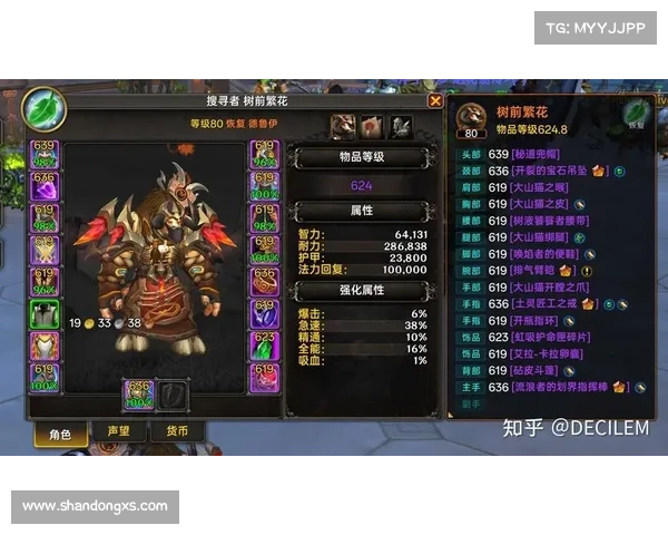 魔兽世界80级奶德装备选择攻略